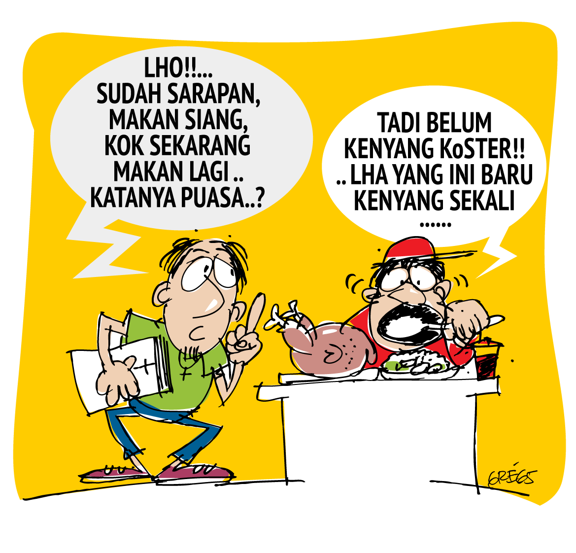 Kartun Mas Koster SESAWINET