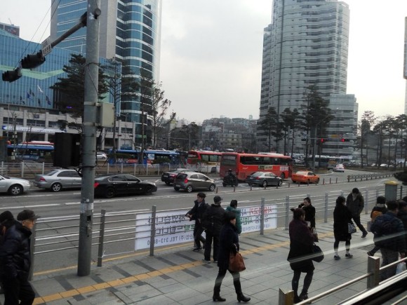 Korea jalanan umum dan pejalan kaki