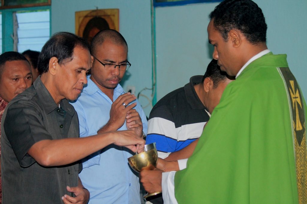 Peserta retret para  imam dan frater Keuskupan Atambua, Timor, NTT. (RD Kris Fallo)