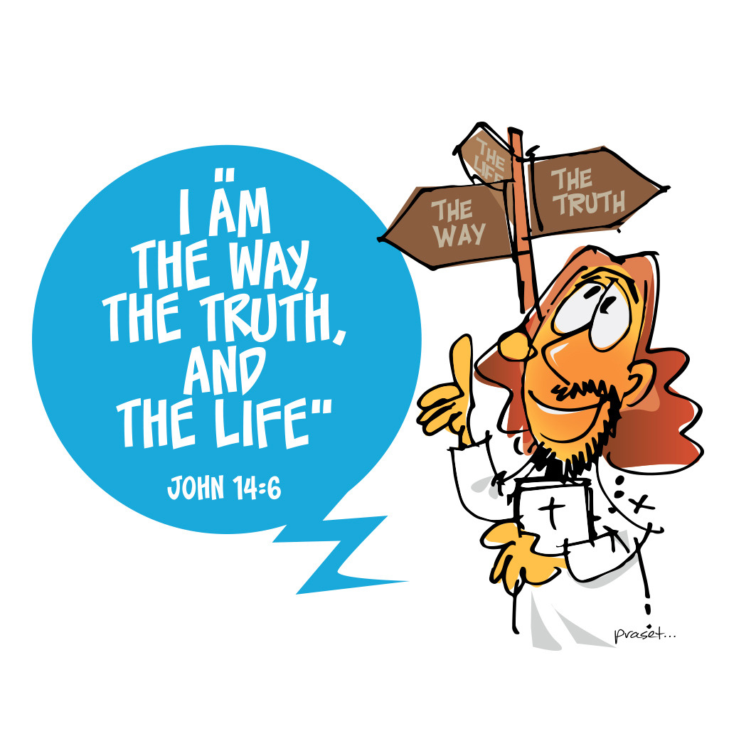 Kartun I Am The Way The Truth And The Life SESAWINET