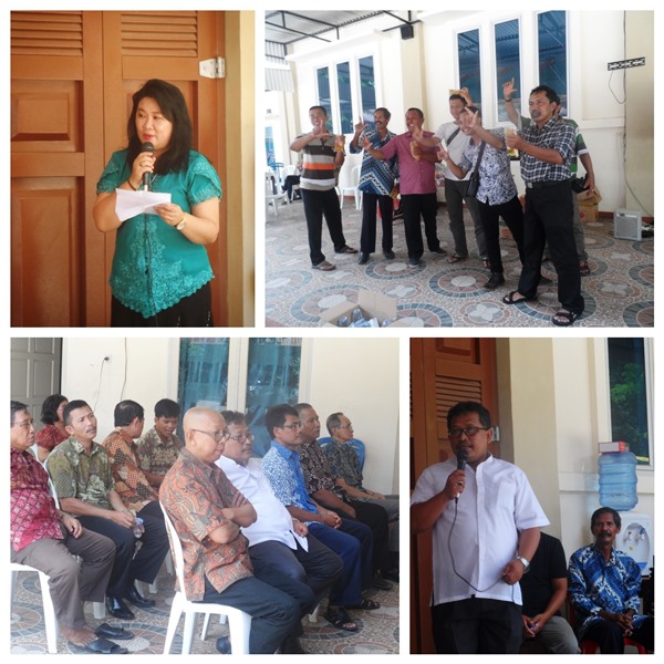 Acara Paskahan Lingkungan St.Ignatius Loyola, Paroki St. Yoseph Palembang. (Ist)