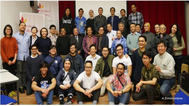 Seminar dan workshop bersama Romo Haryatmoko SJ di Rumah Budaya Indonesia di Berlin, Jerman, 4 April 2018.