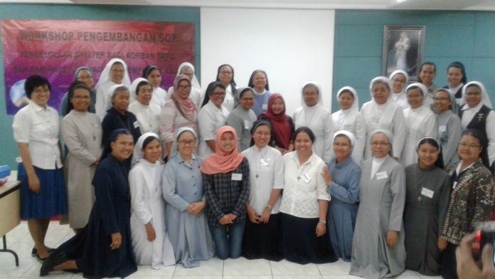 Lokakarya tentang SOP pengelolaan shelter bagi korban TPPO dan kekerasan yang menyasar anak dan perempuan. (Ist)