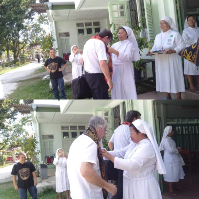Jenderal Ordo Imam-imam Santo Augustinus dan Asisten Jenderal Asia Pasifik kunjungi para suster dan pastor OSA. (Ist)