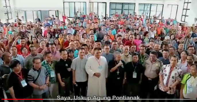 Pernyataan Gereja Katolik Keuskupan Agung Pontianak jelang pelantikan presiden dan wapres RI (Komsos KAP)