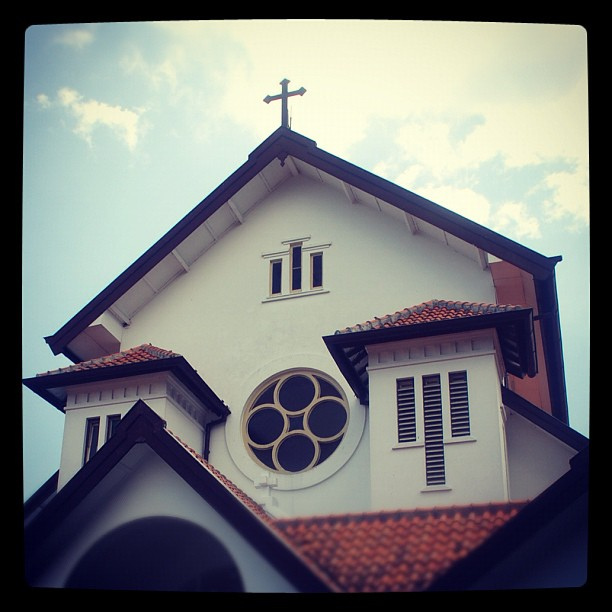Gereja Muntilan tembok atas depan