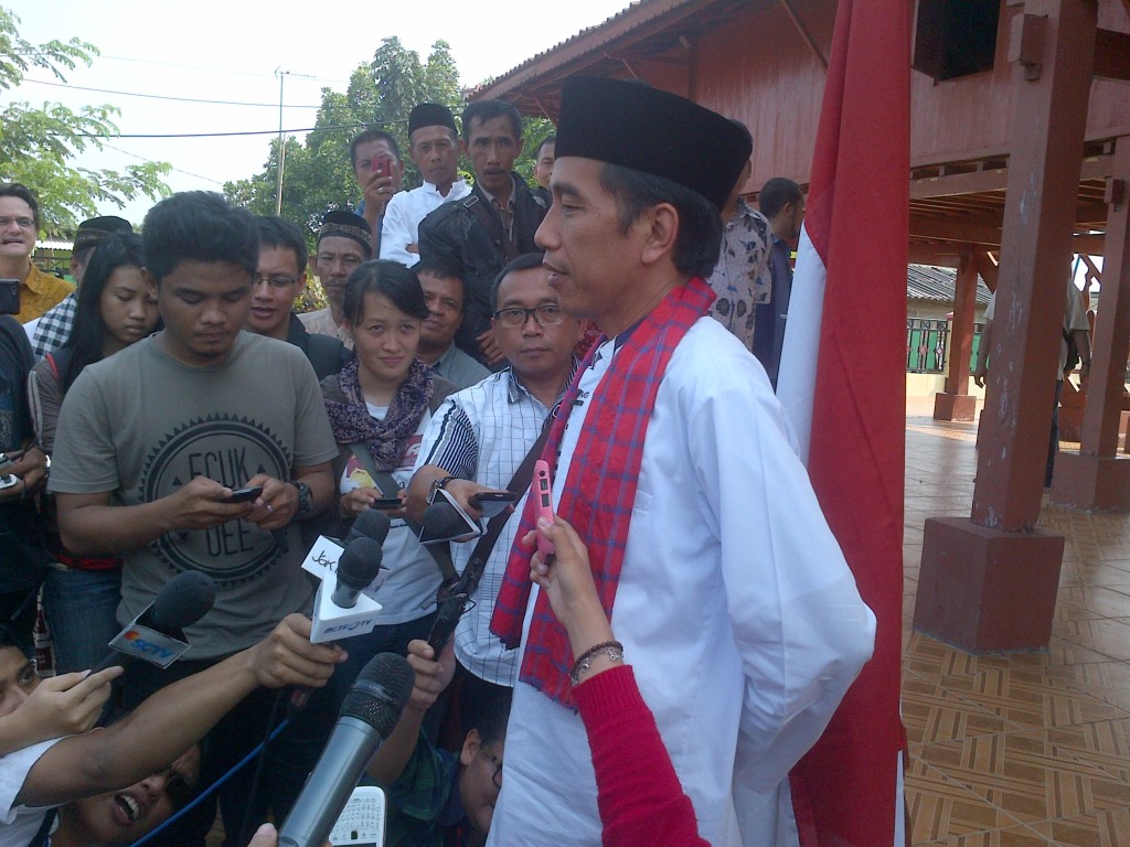 Jokowi nyapres di Marunda Si Pitung