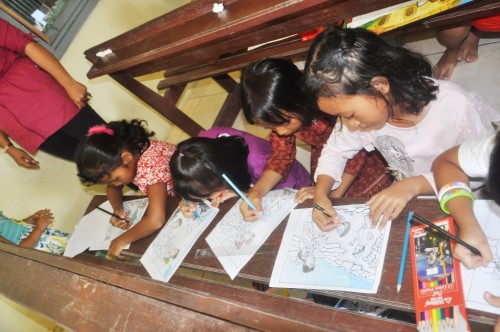 Bengkulu Lomba Mewarnai untuk Anak-anak di Kapel Stasi Santo Gabriel Air Muring