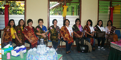 Tim KBKK di Pusat Pastoral dan Sosial Katikuloku, Sumba Tengah/ Foto : Pius
