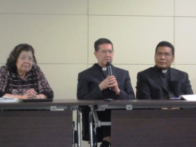 Atma Jaya Dean Prof Lanny Panjaitan Fr. Guixot and Fr. Markus Solo