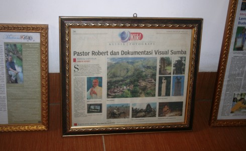 Rumah Budaya Sumbaya klipping koran pastor Robert Ramone CSsR