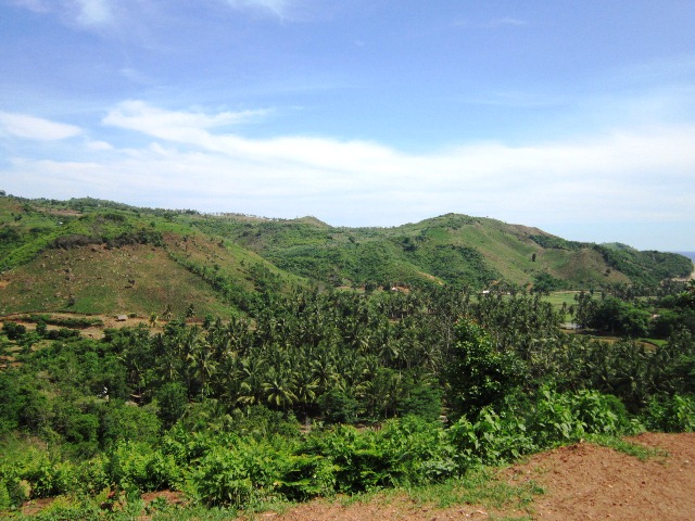 Pantai Mawun dari ketinggian by ping