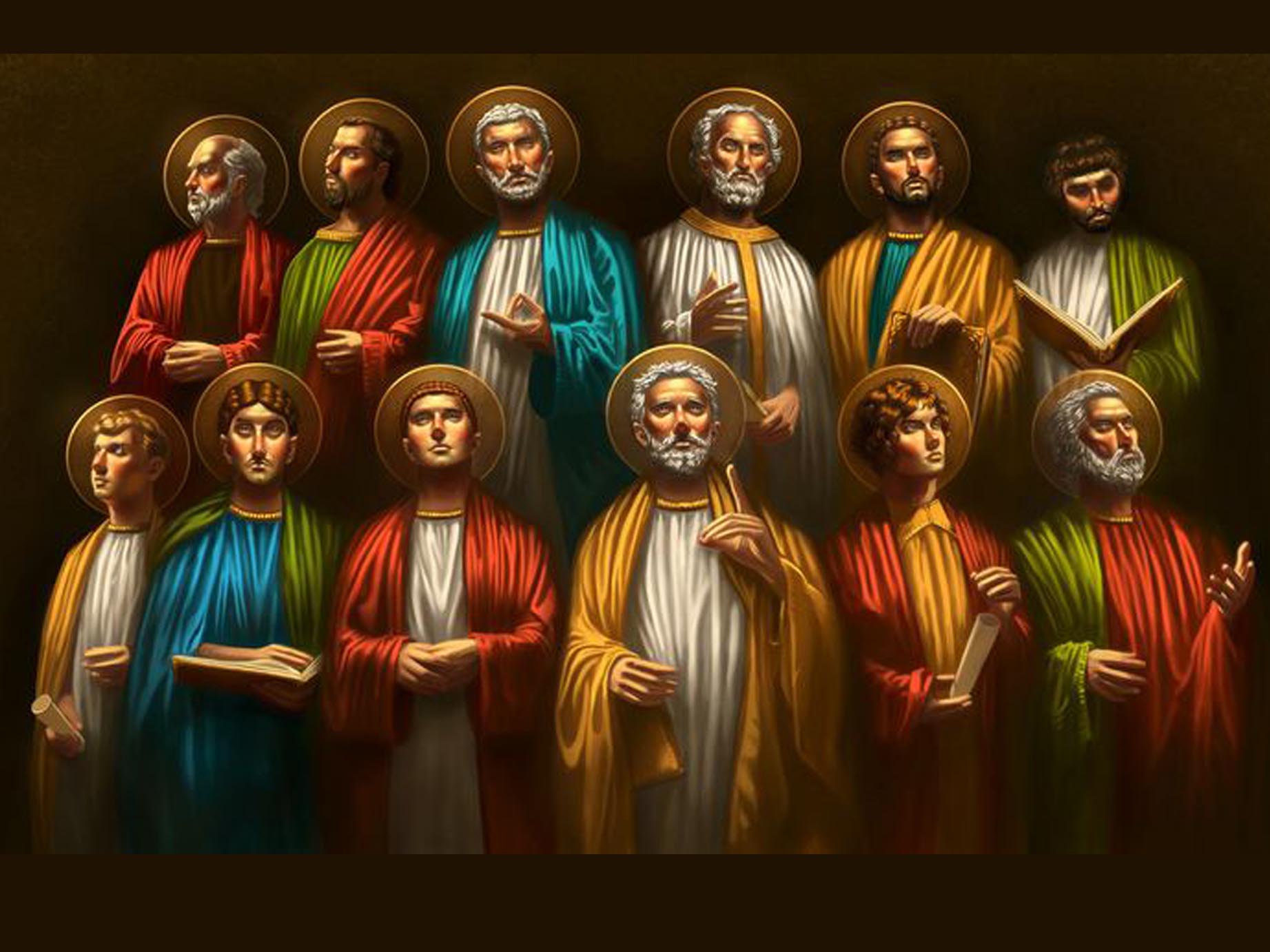 Ученики апостолов иисуса христа. 12 Апостолов Иисуса Христа. Ученики Иисуса Христа 12 апостолов.