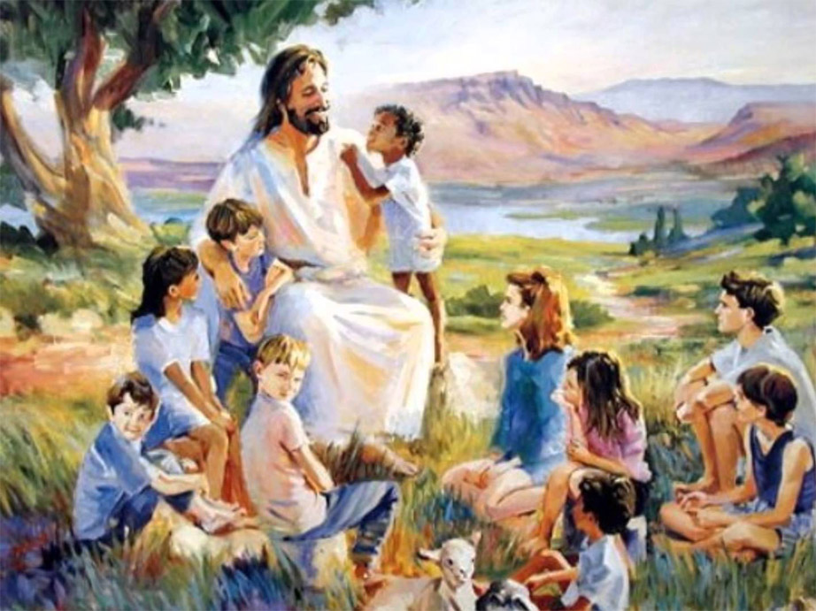  Gambar Tuhan Yesus Memeluk  Anak Perempuan