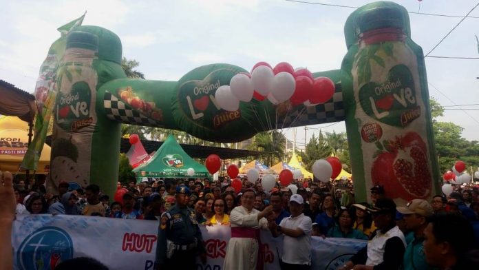 Pelepasan Balon tanda dimulainya Jalan Sehat (1)