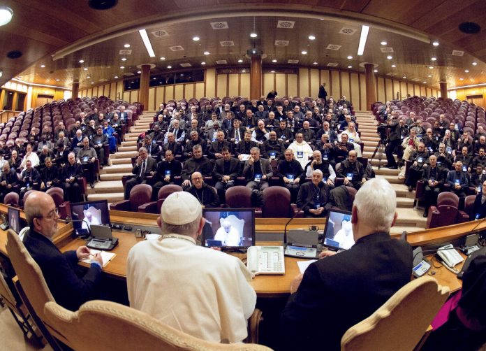 Para Superior Generale berbagai tarekat religius yang tergabung dalam Unione Superiore Generale bertemu Paus Fransiskus. (Ist)