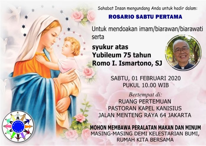 Peristiwa Rosario Doa Rosario untuk Romo Ismartono SJ 75 SESAWI NET Peristiwa Rosario Doa Rosario untuk Romo Ismartono SJ 75 SESAWI NET