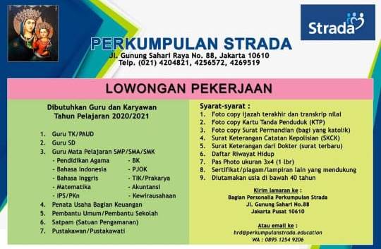 Lowongan Kerja Di Strada Sesawi Net