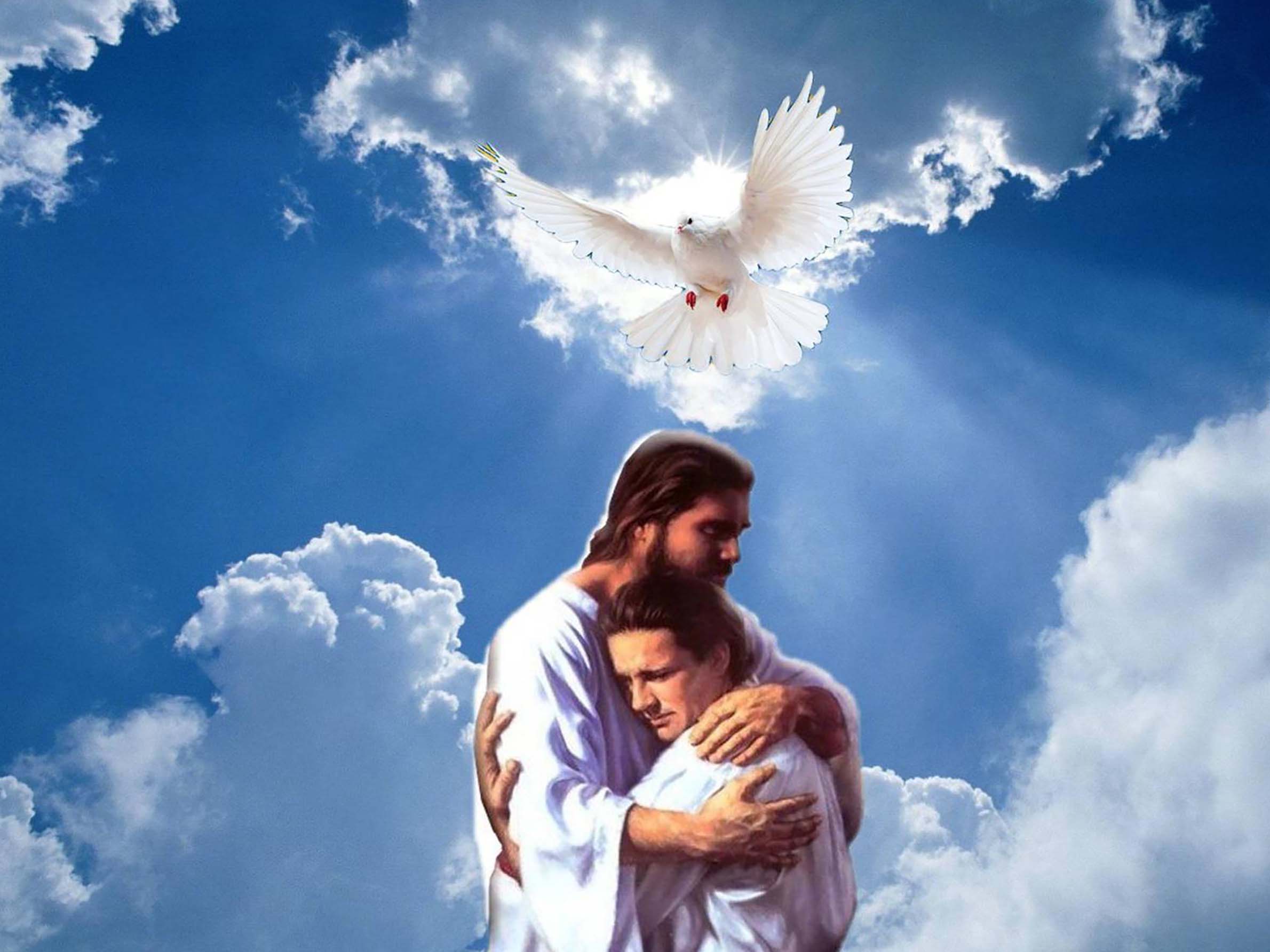 Ангел благословляющий. " Иисус. Бог и человек". ( Jesus).. Иисус Христос Утешитель. Бог любви. Объятия Бога.