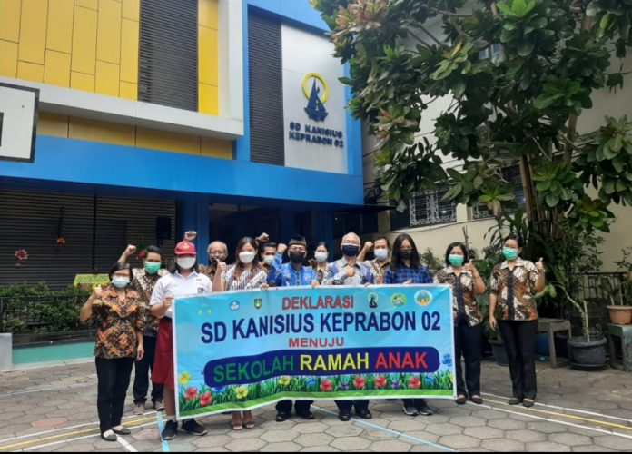 Menerapkan protokol perlindungan anak di sekolah dan cara Yayasan Kanisius Cabang Surakarta terapkan konsep Sekolah Ramah Anak. (FX Juli Pramana)