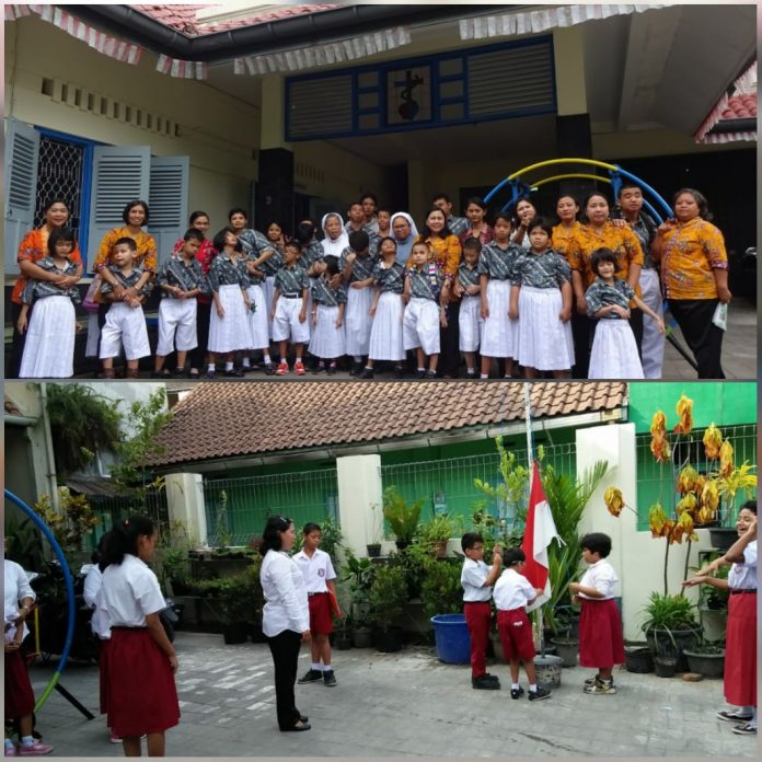 Anak-anak berkebutuhan khusus yang menjadi anak didik para suster biarawati Kongregasi Puteri-puteri Maria Yosef (PMY) yang mengampu SLB Helen Keller Indonesia di Wirobrajan, Kota Yogyakarta. (Dok. SLB HKI)