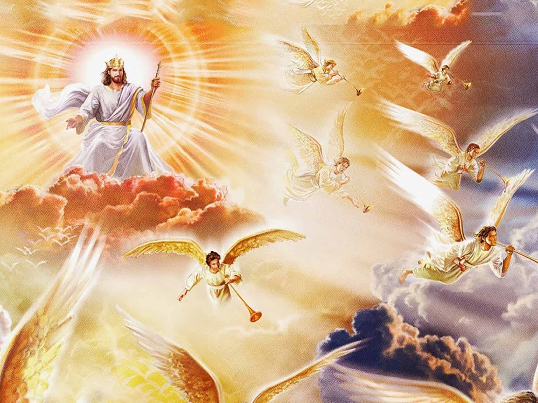 Ангелы святого человека. Иисус Христос царство небесное. Царство небесное престол Иисуса Христа. Икона Господь Иисус Христос небесное царство. Престол Бога.