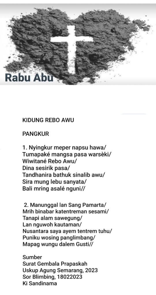 Kidung Rebo Abu dalam Format Tembang Pangkur - SESAWI.NET