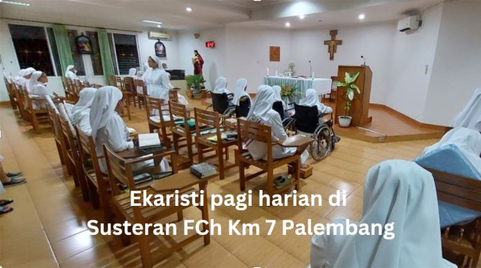 Satu Jam Bersama Para Suster FCh di Km 7 Palembang. (Mathias Hariyadi)