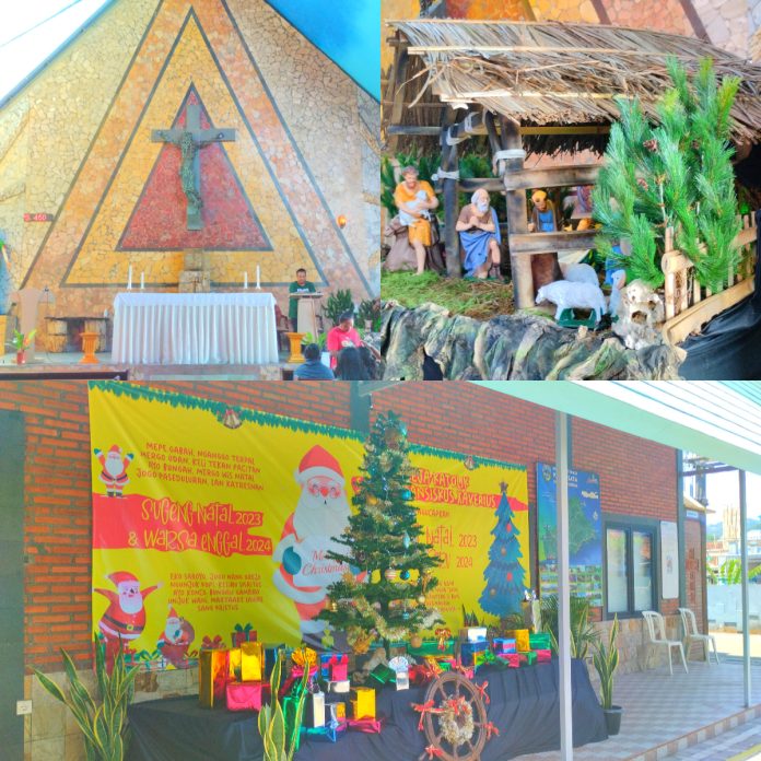 Persiapan Natal di Gereja St Fransiskus Xaverius Pacitan (1)