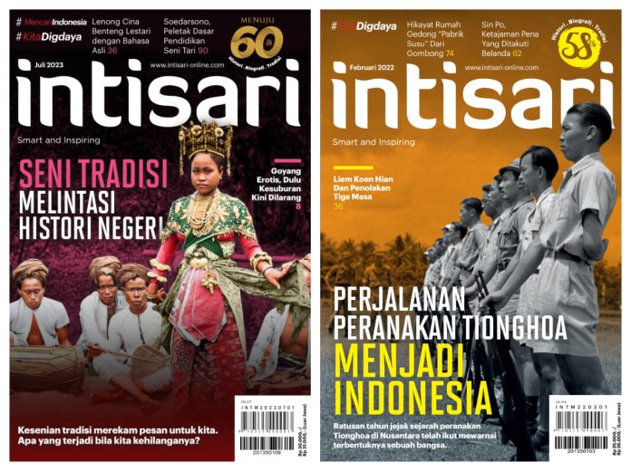Majalah Intisari produksi Kelompok Kompas-Gramedia, setelah 61 tahun terbit maka Juni 2024 akan menghentikan edisi cetaknya. (Intisari)
