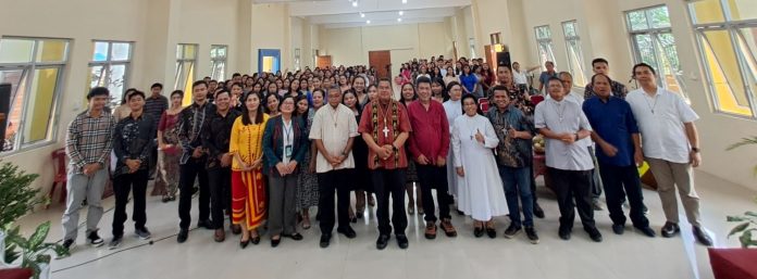 Dies natalis ke-19 STP St. Bonaventura Medan dirayakan dengan sukacita oleh segenap dosen dan para mahasiswa. (Panitia)