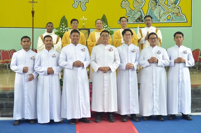 Para frater MSF Provinsi Jawa mengucapkan Kaul Perdana, Pembaruan Kaul-kaul Religius, dan Kaul Kekal di Biara MSF Wisma Nazaret Yogyakarta. (MSF) 2