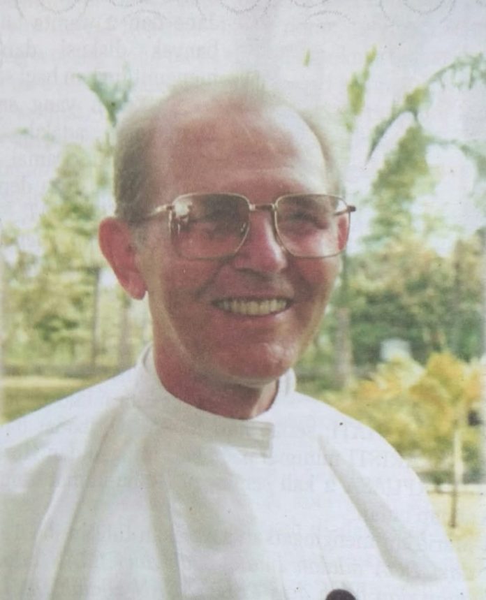 RIP Pastor Vitalis Frumau CP, misionaris terakhir Kongregasi Imam-imam Passionis di Indonesia. (Markus Mardius)