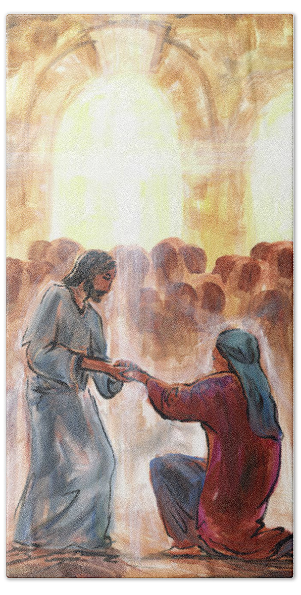 Ia mengulurkan tangan pada yang sakit, by Melani Pyke