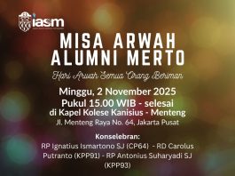 Misa Arwah di Kapel Kolese Kanisius untuk Semua Alumni Seminari Mertoyudan