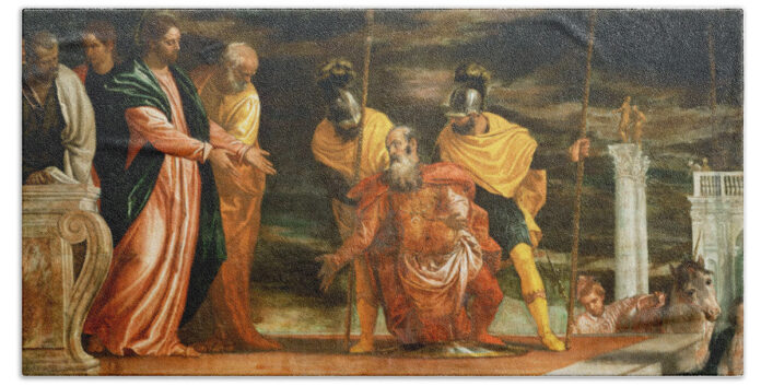Tuan, aku tak layak, tapi katakan sepatah kata saja..., by Paolo Veronese