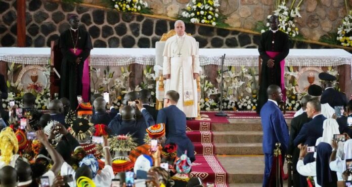 Paus Leo XIV di Kamerun. (Crux) ok
