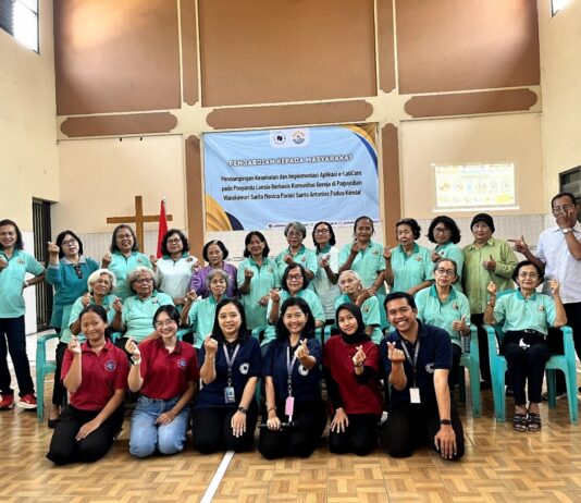 Wujud Pelayanan Pastoral Lansia, Paroki Kendal Gandeng Polteka Mangunwijaya Terapkan Aplikasi e-LabCare